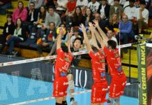 Al Palabarton la Lube fa suoi i primi due parziali, poi arriva la rimonta di Ishikawa e compagni 