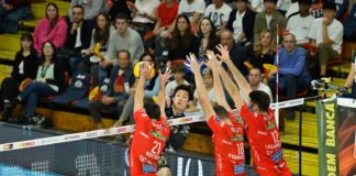 Al Palabarton la Lube fa suoi i primi due parziali, poi arriva la rimonta di Ishikawa e compagni 