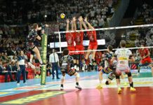 Gara 1 al Pala Barton Energy davanti le telecamere di Rai Sport