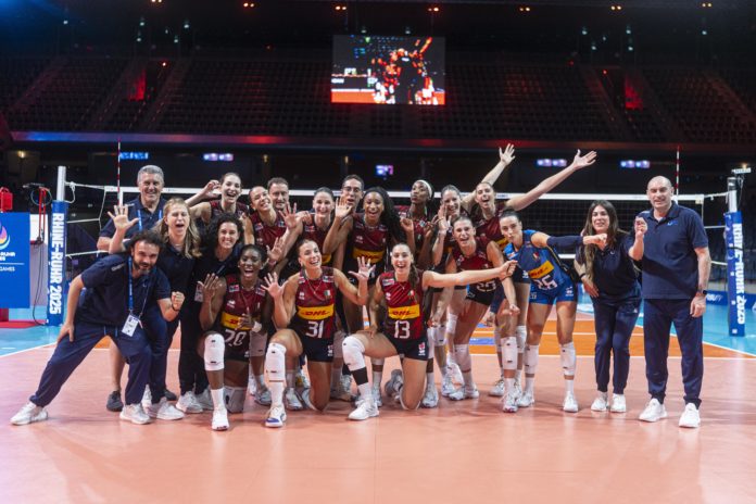Sfida alle Universiadi tra le due giocatrici della Bartoccini MC Restauri: l'italiana batte la tedesca ed è certa di una medaglia