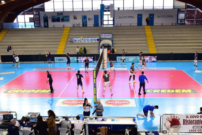 fase riscaldamento palasport san giustino