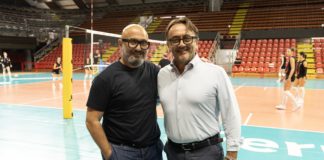 Ad accogliere il rappresentante del Comune il Presidente Bartoccini, il Vice Iacone e il title sponsor Covarelli. Giovedì a Cervia la prima amichevole contro la neopromossa San Giovanni in Marignano