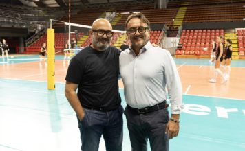 Ad accogliere il rappresentante del Comune il Presidente Bartoccini, il Vice Iacone e il title sponsor Covarelli. Giovedì a Cervia la prima amichevole contro la neopromossa San Giovanni in Marignano