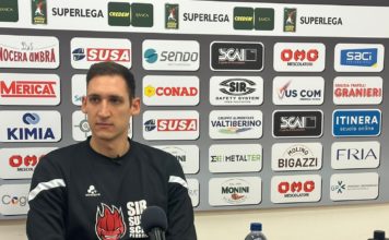 Sir Susa Scai Perugia a Piacenza per la sesta di Superlega: «Saremo aggressivi fin dall’inizio»
