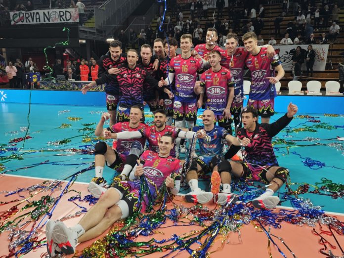 Sir Sicoma Monini Perugia prima di Champions 10 12 2025