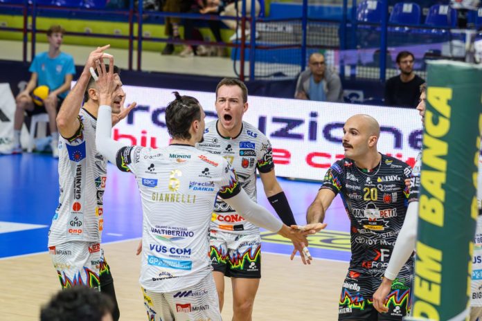 Sir Susa Scai PERUGIA exultation La Sir in trasferta sotto la Madonnina